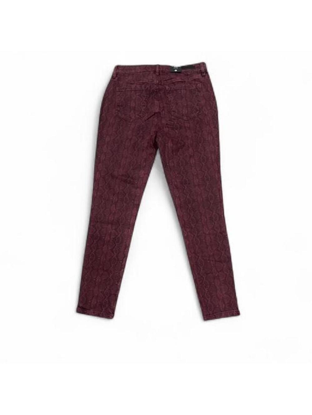 Blank NYC Women's Burgundy and Purple Jeans